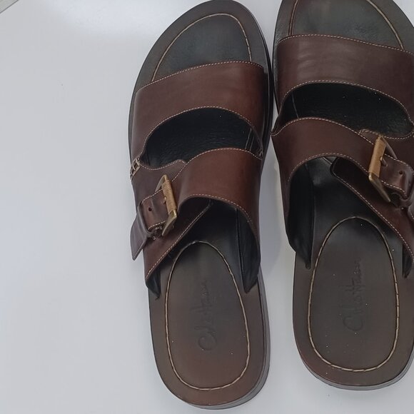 Cole Haan Brown Leather Sandals - Picture 3 of 7